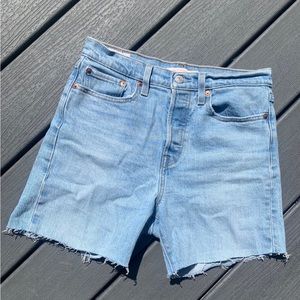 Levi’s jean/denim shorts/cut offs